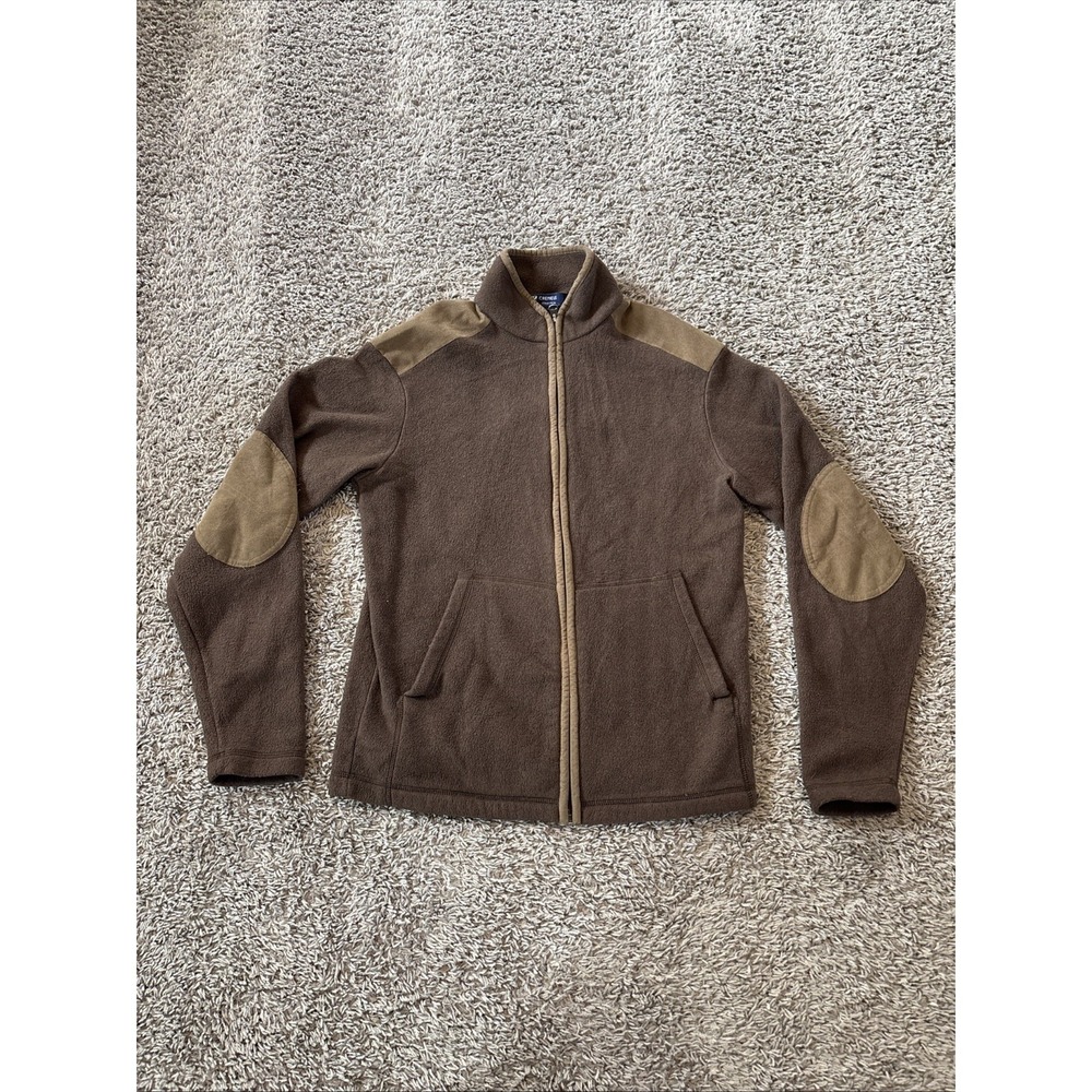 Cremieux Men's‎ Small S Elbow Pads Jacket Full Zip Jacket Suede Collar Outerwear